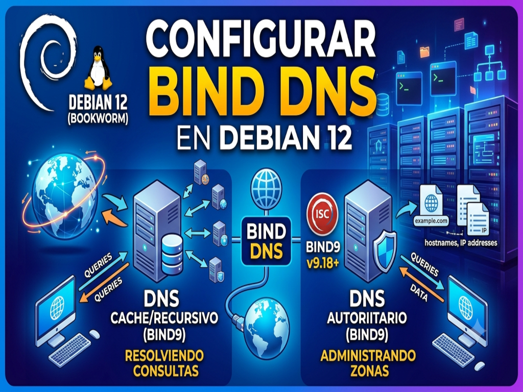 Configurar-BIND-DNS-en-Debian-12