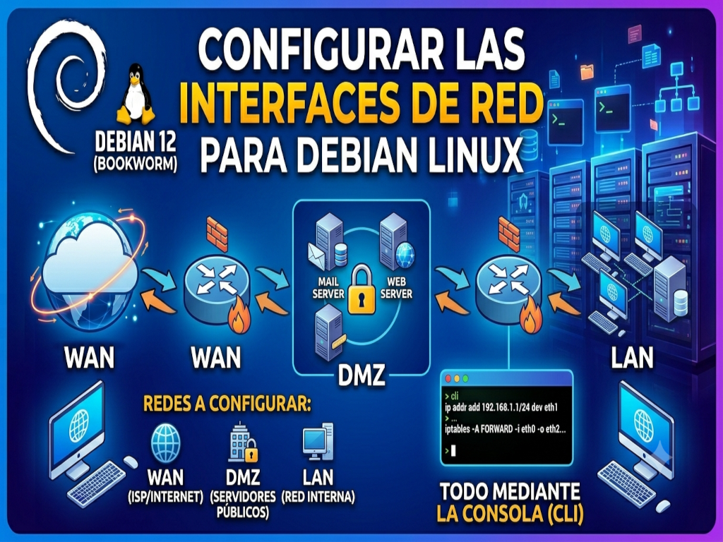 Configurar-interfaces-de-red-Debian