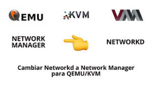 Cambiar Networkd a NetworkManager para QEMU/KVM