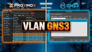 Configurar con Debian y Proxmox las NICs Virtuales, VLAN Tags, y Firewall para GNS3