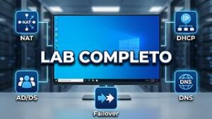 Configurar NAT, DHCP Relay, AD/DS, AD Adicional, DNS y DHCP Failover con Windows Server 2022
